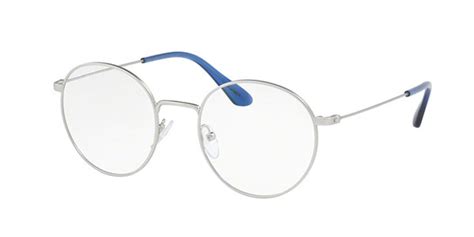 Prada PR 64TV 1AP1O1 Eyeglasses in Silver 